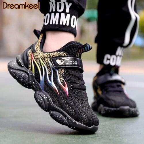 2021 Boys Basket Sneakers Breathable Summer Outdoor Sport Trainers Shoes Children Walking Shoes For Boys Kids Running Shoes Y