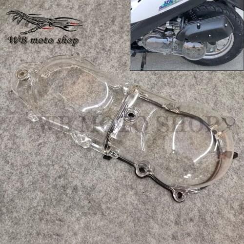 For Honda DIO AF18 AF27 AF28 AF24 Giorno AF52 Julio clutch Cover drive cover clutch start side cover Transparent edge cover