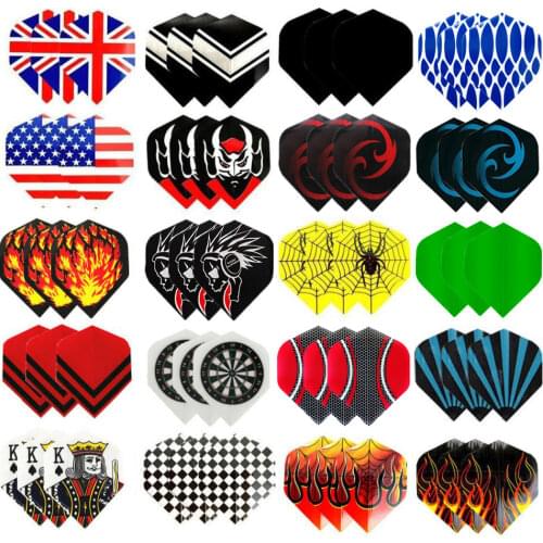 Fox Smiling New 2D Cool Standard Dart Flights Nice Darts Flight Outdoor Wing Tail Mixed Pattern