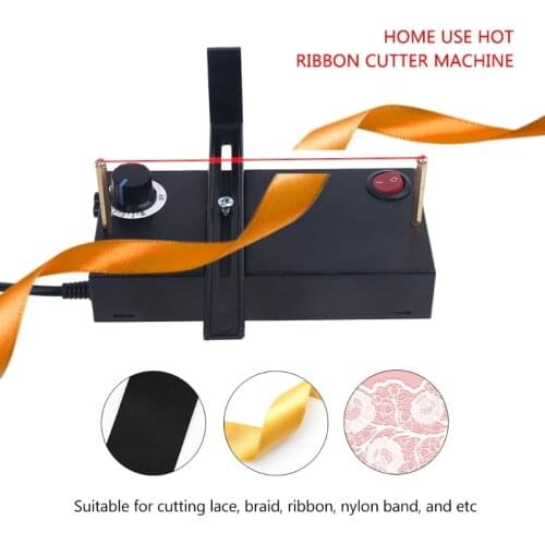 M4YC Hot Ribbon Cutter Machine DIY Rope Band Craft Home Use Thermal Cutter Tool EU US