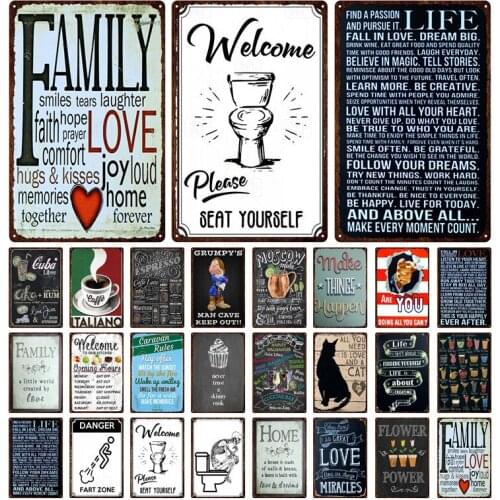 Not Dogs Allowed Childrens Play Area Tin Sign Metal Rules Wall Art Family Love Quote Decor Toilet Rules Home Kitchen Decor