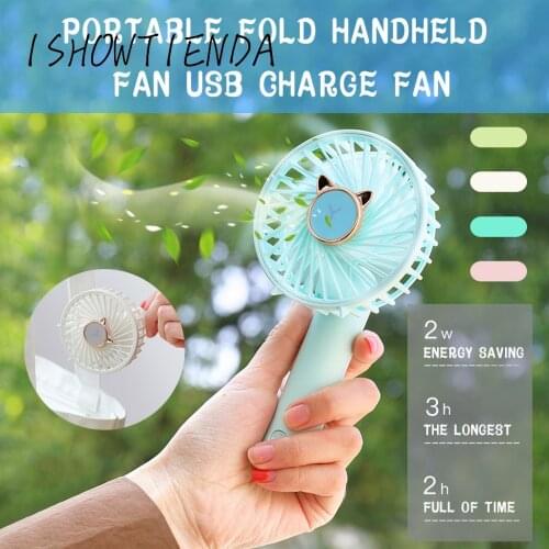 Portable Fold Handheld Fan Multi-function Mini Rechargeable Charge Fan usb rechargeable handheld mini fan