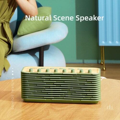 Natural Scene Speaker Bedroom White Noise to Help Sleep Bluetooth Portable Wireless Speaker Mini Decompression