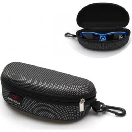 Sunglasses and Eyeglasses Case Durable, Hard EVA Zippered Glasses Holder with Clip Sunglasses Case Zipper Hard Shell Box