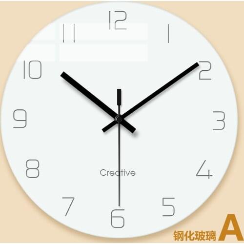 Simple Minimalist Wall Clock Moder Design Nordic Silent Creative Wall Watch Living Room Fashion Zegar Scienny Home Decor AD50WC