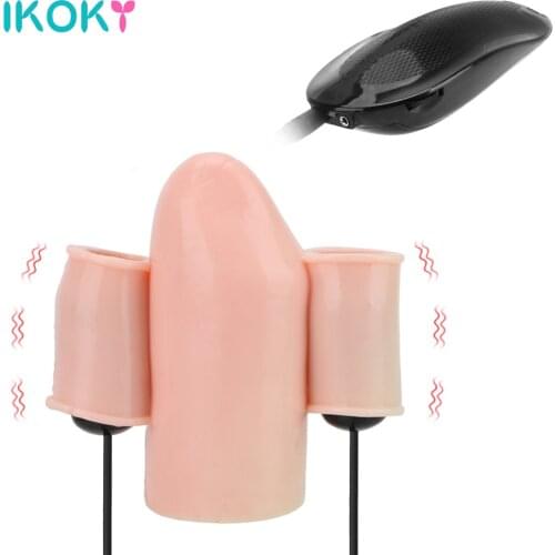Strapon Pump Glans Massager Vibrator For Man Penis Enlargement Cock Medical Toyes Machine Erotic Sex Toys Adults Products Shop