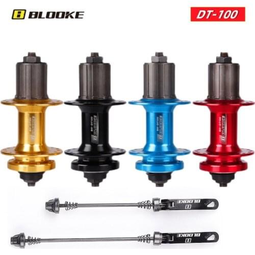 MTB Hub Disc Card Brake Aluminum Alloy Mountain Bike Bead Hub Bearing Bicycle Hubs With Quick Release Lever 32 Holes 7-11speed