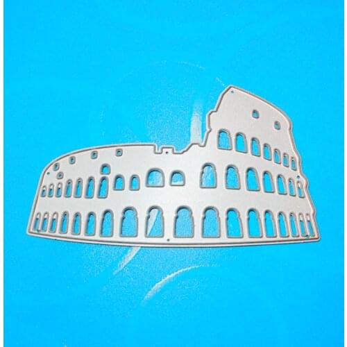 YINISE Metal Cutting Dies For Scrapbooking Stencils Roman Monuments DIY Cut Album Cards Decoration Embossing Folder Die Cuts