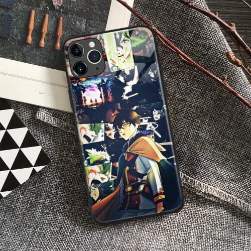 Yuno Black Clover Manga Anime Soft Silicone Glass Phone Case for IPhone SE 6s 7 8 Plus X Xr Xs 11 12 Mini Pro Max Samsung Redmi