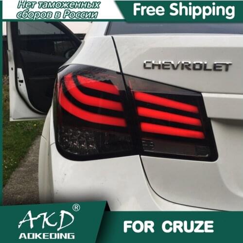 For Car Chevrolet Cruze Tail Lamp 2009-2016 Led Fog Lights DRL Day Running Light Tuning Car Accessories Cruze Sedan Tail Lights