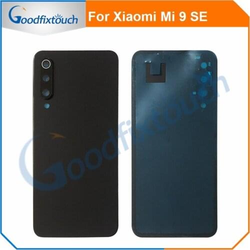 Back Cover For Xiaomi Mi 9 SE Battery Housing Back Case Door Rear Housing With Camera Glass Lens For Xiaomi Mi9 SE Repair Parts