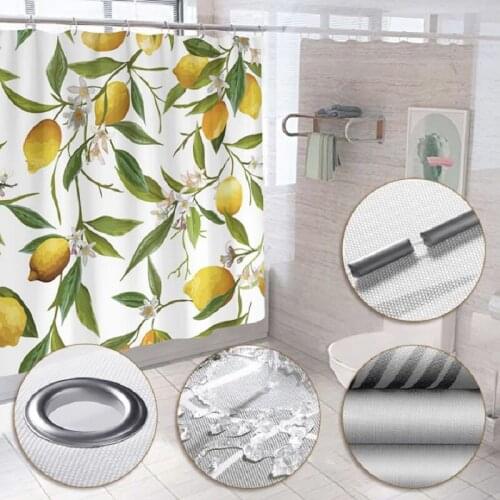 Bathroom Curtain Waterproof Shower Curtains Polyester Fabric Thicken Mildewproof Partition High Quality Curtains for Bathroom