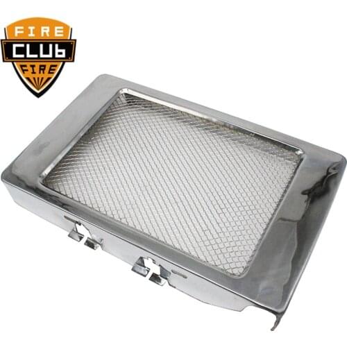 For magna 750 Radiator Water Cooler Protection Guard Cover Motorcycle Chrome Engine Radiator Grill Guard Cover Protector