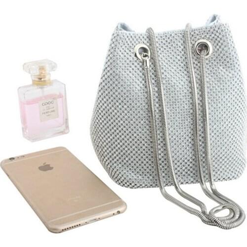 Womens fashion rhinestone gold chain handbag banquet party shopping luxury messenger bag shoulder bag girlfriend wife bag gift