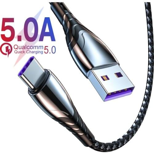 1/2M 5A Micro USB Cable Quick Charging Type C Cable For Samsung Redmi Honor HTC LG Tablet Android Mobile Phone USB C Data Cable