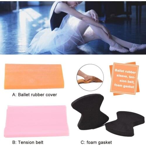 1pcs Ballet Dancer Foot Elastic Bands Rubber Sleeve Stretcher Arch Enhancer Gymnastics Women Men Ballet Dancing Accessories