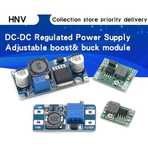 10Pcs DC-DC Voltage stabilized power supply module Adjustable boost& buck voltage regulator module LM2596S-ADJ MT3608 MP1584EN