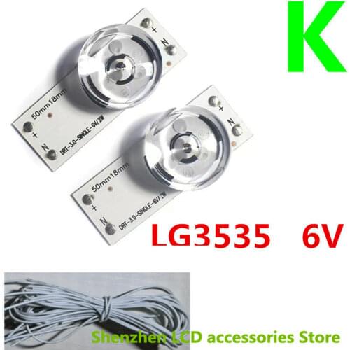 100%NEW 6V SMD Lamp Beads with Optical Lens Fliter for LED TV Repair 32LB 42LB 49LB 50LB 55LB 65LB 6916L 1974A 32MB25V