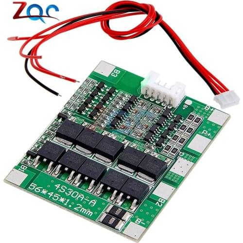 4S 30A 14.8V Li-ion Lithium 18650 Battery BMS Packs PCB Protection Board Balance Integrated Circuits Module