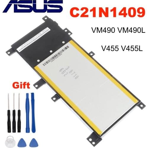 ASUS C21N1409 Original Battery 5000mAh Laptop battery For VM490 VM490L V455 V455L V455LB V455LB5200 VM490L4210 VM490N4510 +Tools
