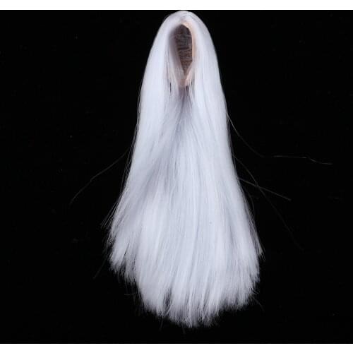 1/6 Scale Action Figure Doll Accessories, Long Straight Hair Wig for , 12 inch Female Seamless Body