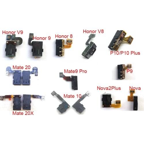 Audio Earphone Plug Jack Plug Headphone Headset For Huawei Mate20 Mate 20X Mate10 mate9 Pro V8 V9 P10 Plus P9 Nova2 Plus Nova