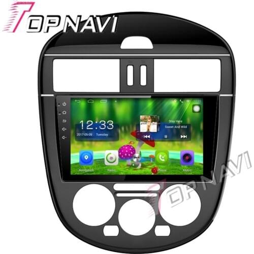 Topnavi 9'' Quad Core Android 6.0 Car GPS Navigation For NISSAN Tiida 2011 Radio Audio Multimedia Stereo Without DVD