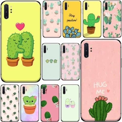 Strong cactus Phone Case For Samsung Galaxy S8 S9 S10 Plus S10E Note 3 4 5 6 7 8 9 10 Pro Lite cover