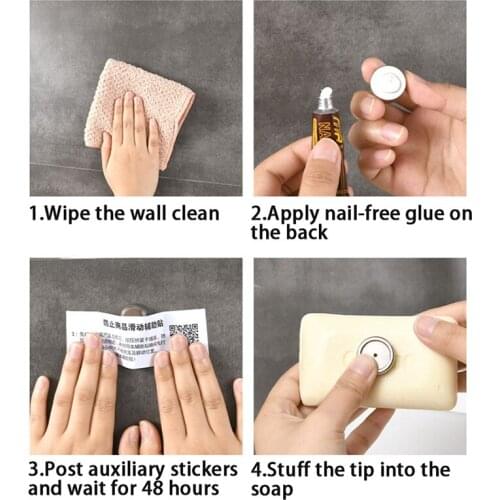 Soap Holders Creative Magnetic Soap Holders Bathroom Wall Hanging Soap Suction