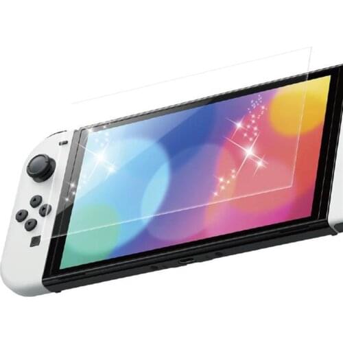 For N-Switch OLED Game Console Accessories Tempered Glass Protective Film Screen Protector
