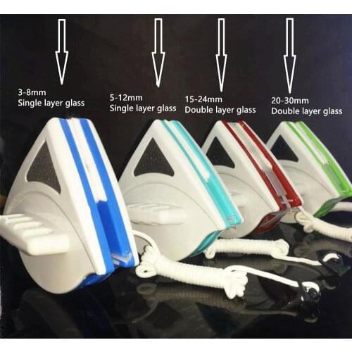 Double Side Magnetic Window Cleaner Brush for Washing Windows Glass Cleaning Household Wash Window Wiper Magnet Glass Cleaner