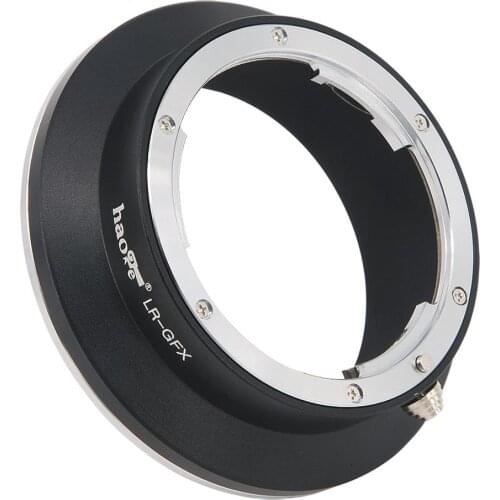 Haoge Manual Lens Mount Adapter for Leica R mount Lens to Fujifilm Fuji GFX mount Camera such as GFX 50s