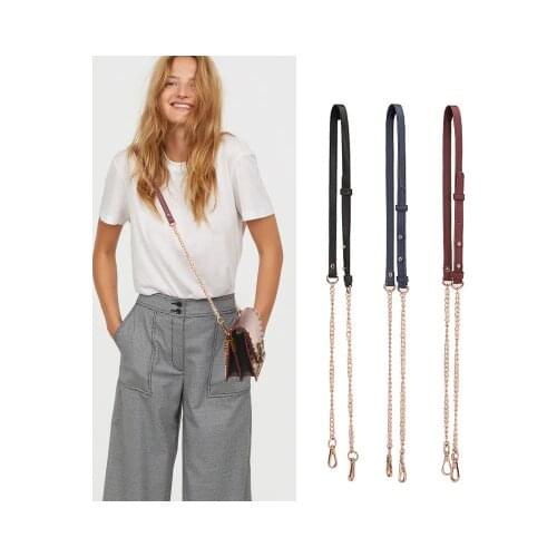 Purses Chain Bag Strap Leather Handbags Handle Bag Accessories 120cm Fashion Replacement Shoulder Crossbody Bag Strap New