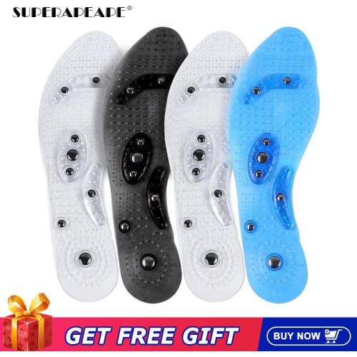 Magnetic Silicone Gel Insoles Weight Loss Arch Support Shoes Pads for Men Women Therapy Massage Foot Care Wholesale Dropshipping