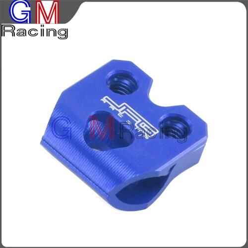 Motorcycle CNC Billet Front Brake Line Hose Clamps Holder For YAMAHA YZ125 YZ250 YZ250F YZF250 YZ450F YZF450 YZ250X YZ250FX