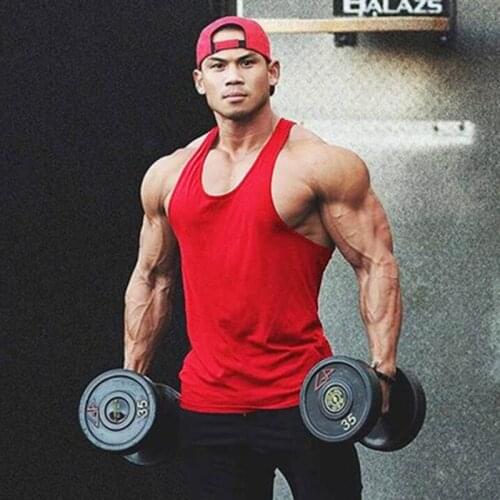 Brand Gyms Stringer Tank Top Men Bodybuilding Clothing Fitness Mens Sleeveless Shirt Sportwear Vests Cotton Singlets Muscle Tops
