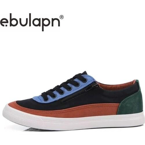 2020 New Mens Vulcanized Canvas Shoes Korean Fashion Trend Casual Shoes Breathable Youth Simple Wear-resisting Sneaker Shoes