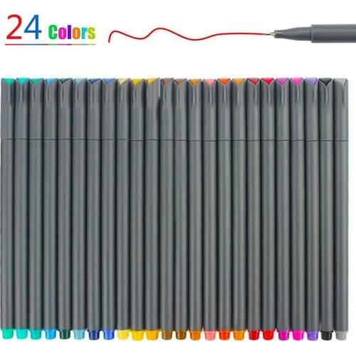 Fineliner Color Pen Set Drawing Marker for Writing Journaling Planner Coloring Book Sketching Taking Note Calendar Art Supplies