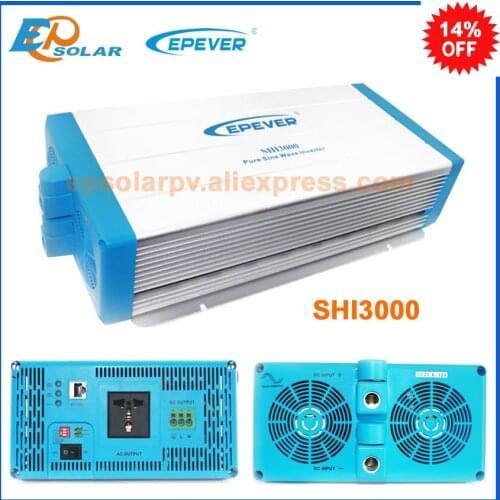 SHI3000-22 SHI-3000-42 ac output pure sine wave 220v 230v 3000w 3kw solar off grid tie inverters EPsolar free shipping
