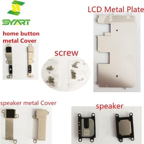 Full Set Parts LCD Metal Plate Bezel /speaker/ home button metal Cover/ Screw/ Bracket For iPhone 8 8G