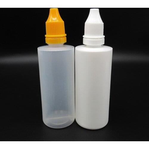 Translucent/white plastic 60ml Tamper cap dropper bottle use to store or dispense for most liquid,100pcs/lot