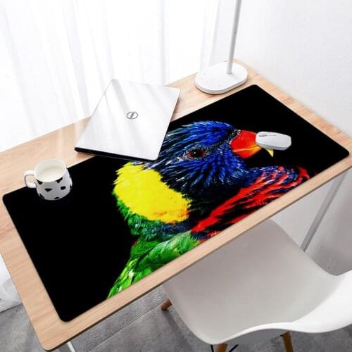 Bird Pattern 2021 New Design Rubber Mouse Durable Desktop Mousepad Super Grande Large Size Game Non Slip Mouse Pad