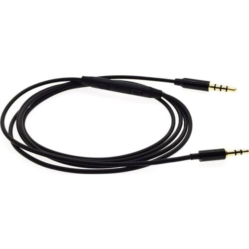 Replacement Audio Cable with Remote volume Control & Mic for Bowers & Wilkins P5 S2 /P5 /P5 Wireless /P5 Recertified Headphone