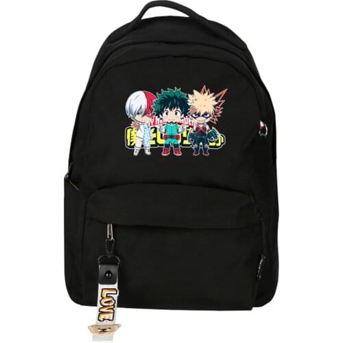 My Hero Academia Midoriya Izuku Women Cute Back Pack Kawaii School Bags Waterproof Travel Backpack Anime Laptop Bagpack Rugzak