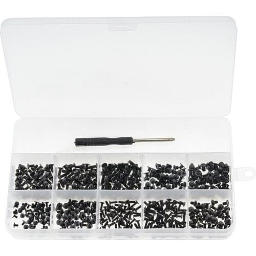 500PCS/Box CM M2 M2.5 M3 304 Stainless Steel Cross Phillips Ultra Thin Flat Wafer Head Screw Bolt For Laptop Screws Set Kit