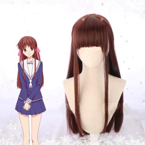 Anime Fruits Basket 2019 Cosplay Wigs Tohru Honda Cosplay Synthetic Wig Hair Halloween Carnival Party Women Cosplay Wig