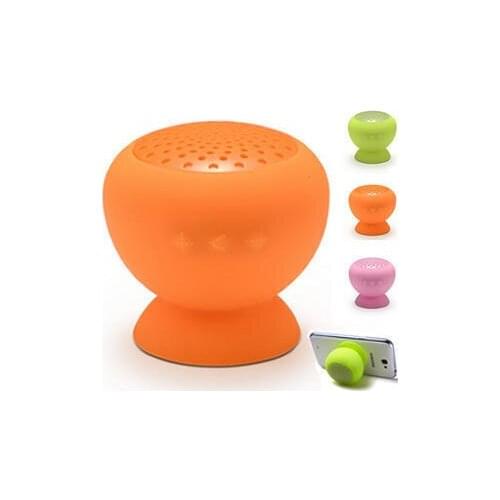 BTS-06 waterproof bathroom mushroom head gift audio size suction cup phone car hands-free call Bluetooth speaker