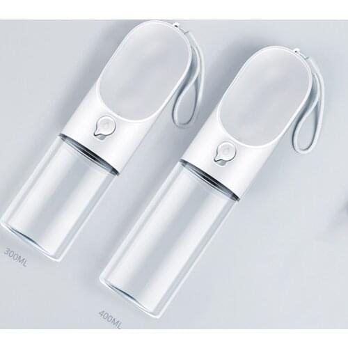 Pet Water Bottle Dog Cat Portable Travel Cups Outdoor Feeder Water Drinking Bowl 300 / 400 ML Small Large Dogs Pet Products