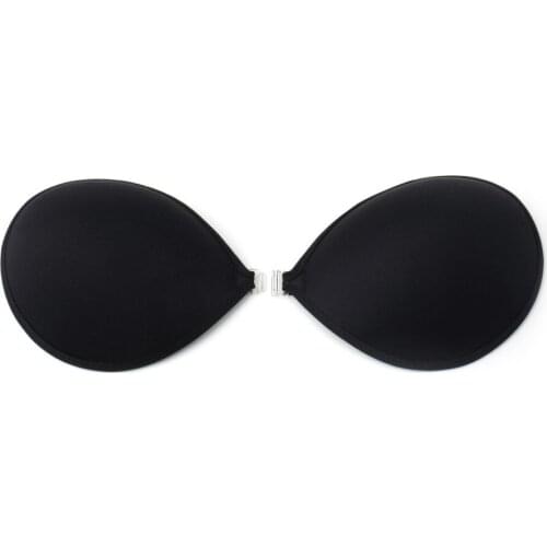 Hot Sales women Front Closure Sexy Invisible Strapless Bra Bust Push Up Silicone Adhesive sticky bra Backless Bra pitted A B C D