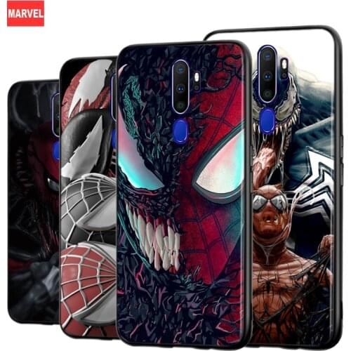 Spiderman And Venom For OPPO A5 A9 A7 A11X A1K A12 A12E A31 A32 A53 A53S A72 A73 A93 AX7 Pro Silicone Phone Case